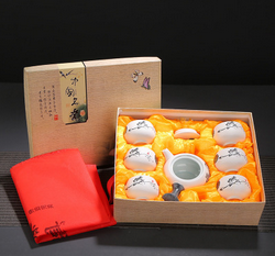雪花釉7頭茶具 雪花茶具套裝 禮品贈(zèng)送 茶具套裝 廠家直銷