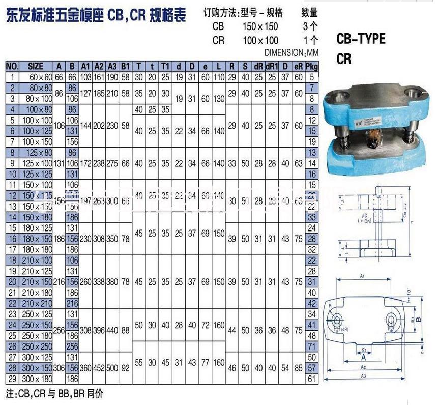 批發(fā)*東發(fā)BB CB模架