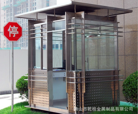 崗?fù)S家 不銹鋼保安崗?fù)?成品活動治安崗?fù)?收費亭 站崗?fù)?  title=