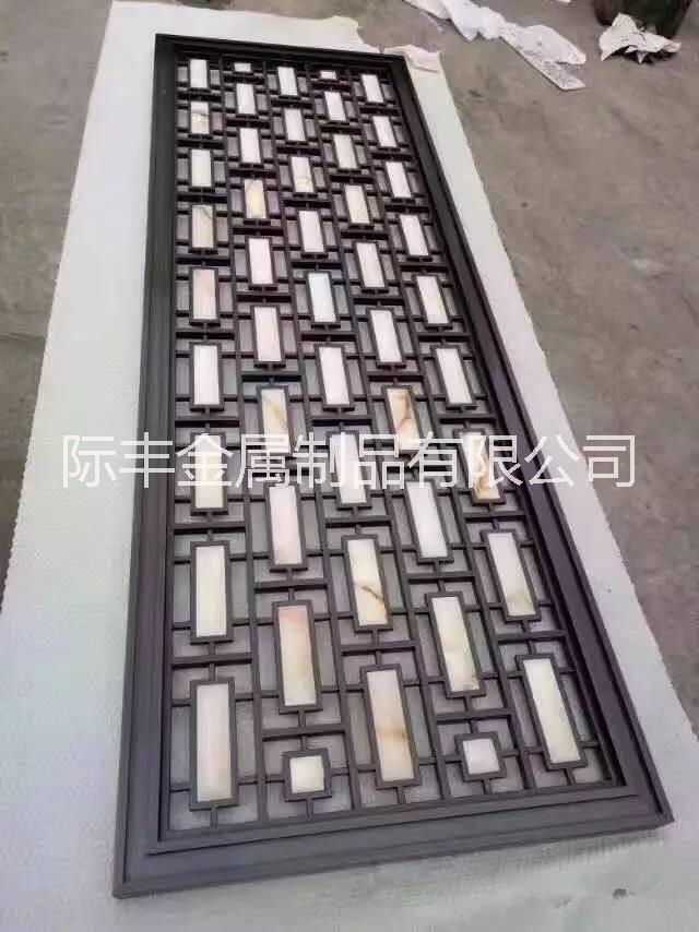 不銹鋼玫瑰金屏風(fēng)隔斷 鏡面拉絲屏