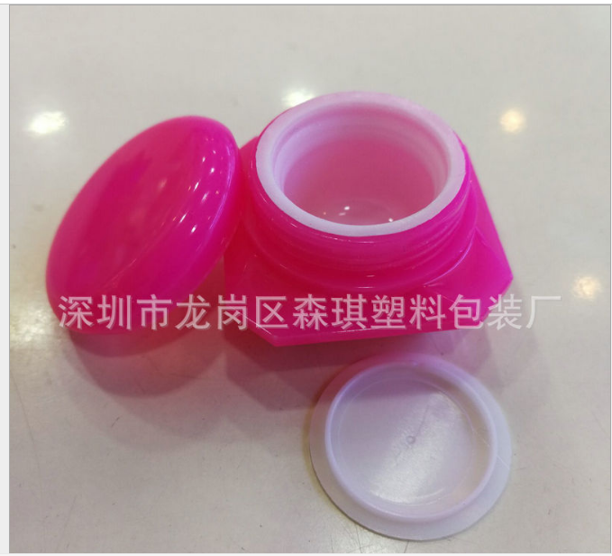 廠家 10克亞克力調(diào)色鉆石瓶膏霜瓶 面霜瓶 小樣分裝瓶 化妝品包材