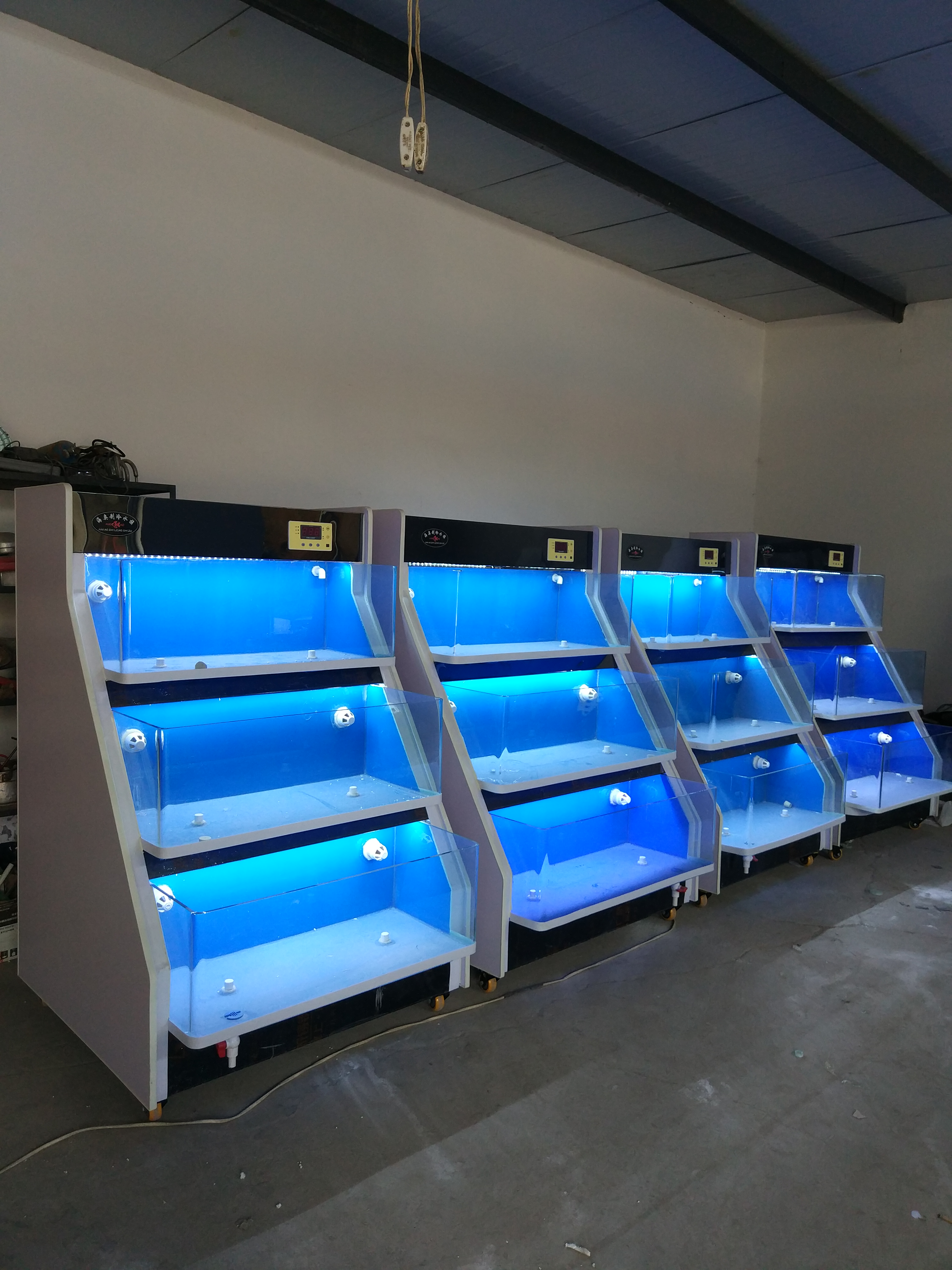 天津海鮮池魚缸制作