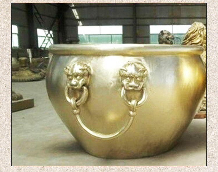 大銅缸 故宮大銅缸擺件 純銅大缸 1米銅缸 1.5米銅缸 純銅缸