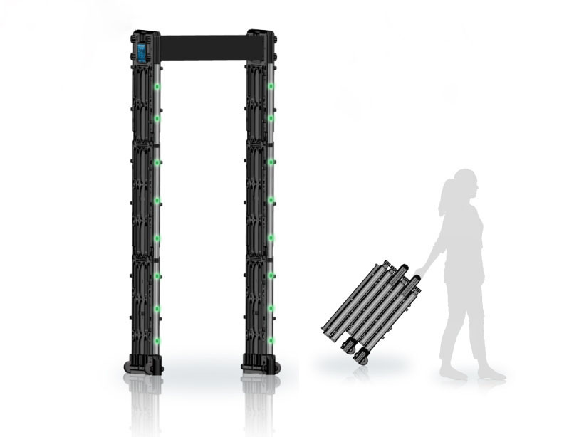 安檢門廠家直銷便攜式可折疊安檢門、室外防水安檢門，大型活動(dòng)安檢門