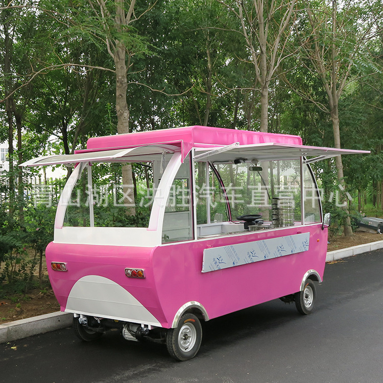 江西廠家產(chǎn)地貨源小吃車加盟供應(yīng)商電動(dòng)四輪多功能美食燒烤奶茶冷飲車