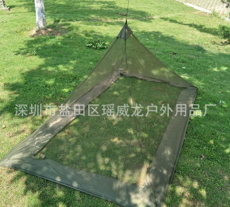 休閑帳篷批發(fā)戶外露營三角蚊帳便攜式防蚊蟲旅游休閑帳篷