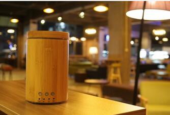 亞馬遜爆款100ML竹筒香薰加濕器環(huán)保木制品加濕香薰復(fù)古工廠直銷