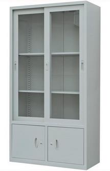 辦公室文件柜鐵皮文件柜玻璃對(duì)開門