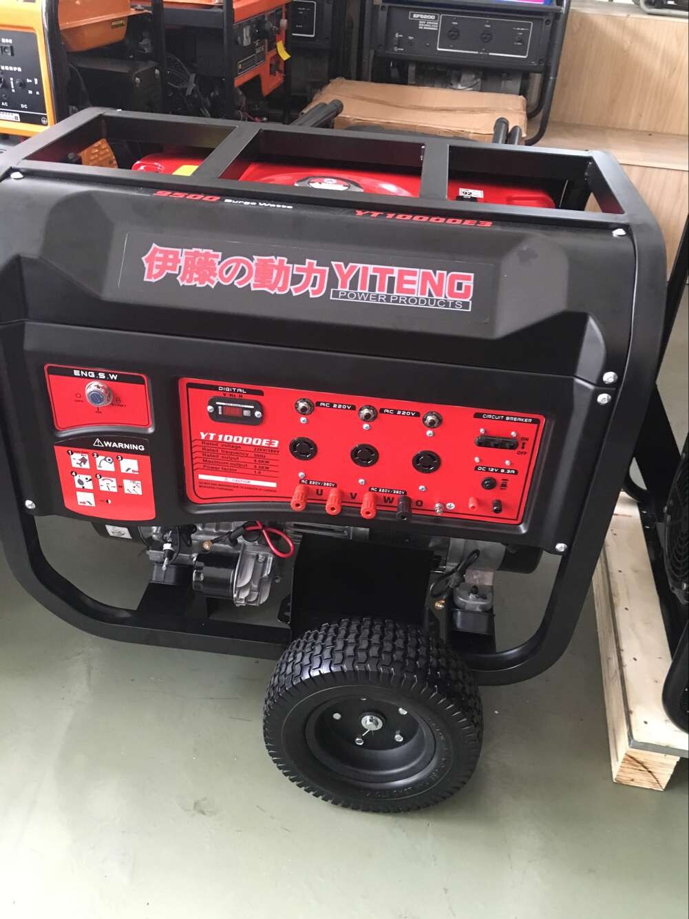上海伊藤動(dòng)力9KW汽油發(fā)電機(jī)YT10000E/E3