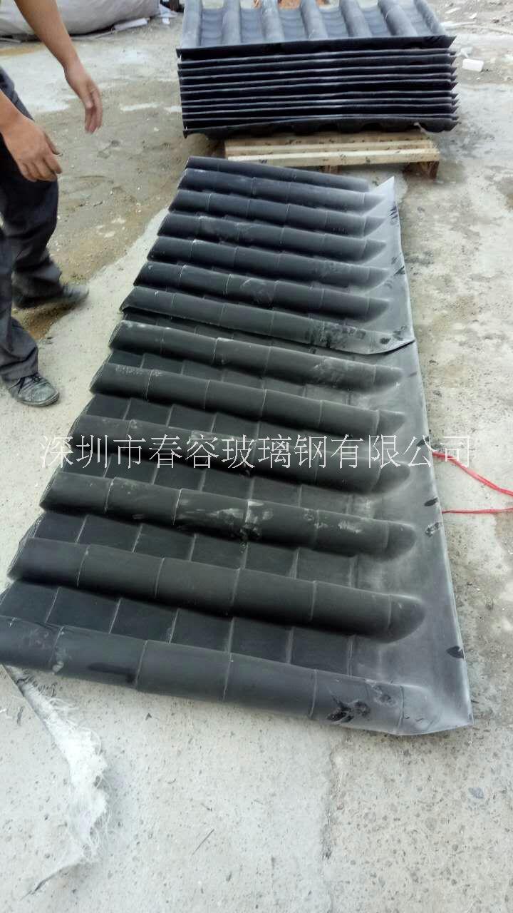 屋頂瓦 玻璃鋼仿古瓦古建磚瓦定做