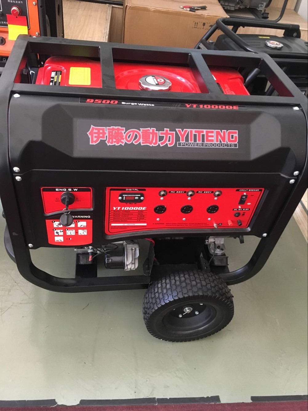 上海伊藤動(dòng)力9KW汽油發(fā)電機(jī)YT10000E/E3