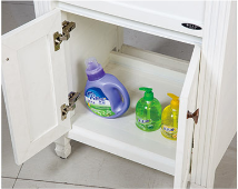 平光白洗衣柜-單盆 洗衣柜單盆供貨商 洗衣柜左右盆價格 洗衣柜