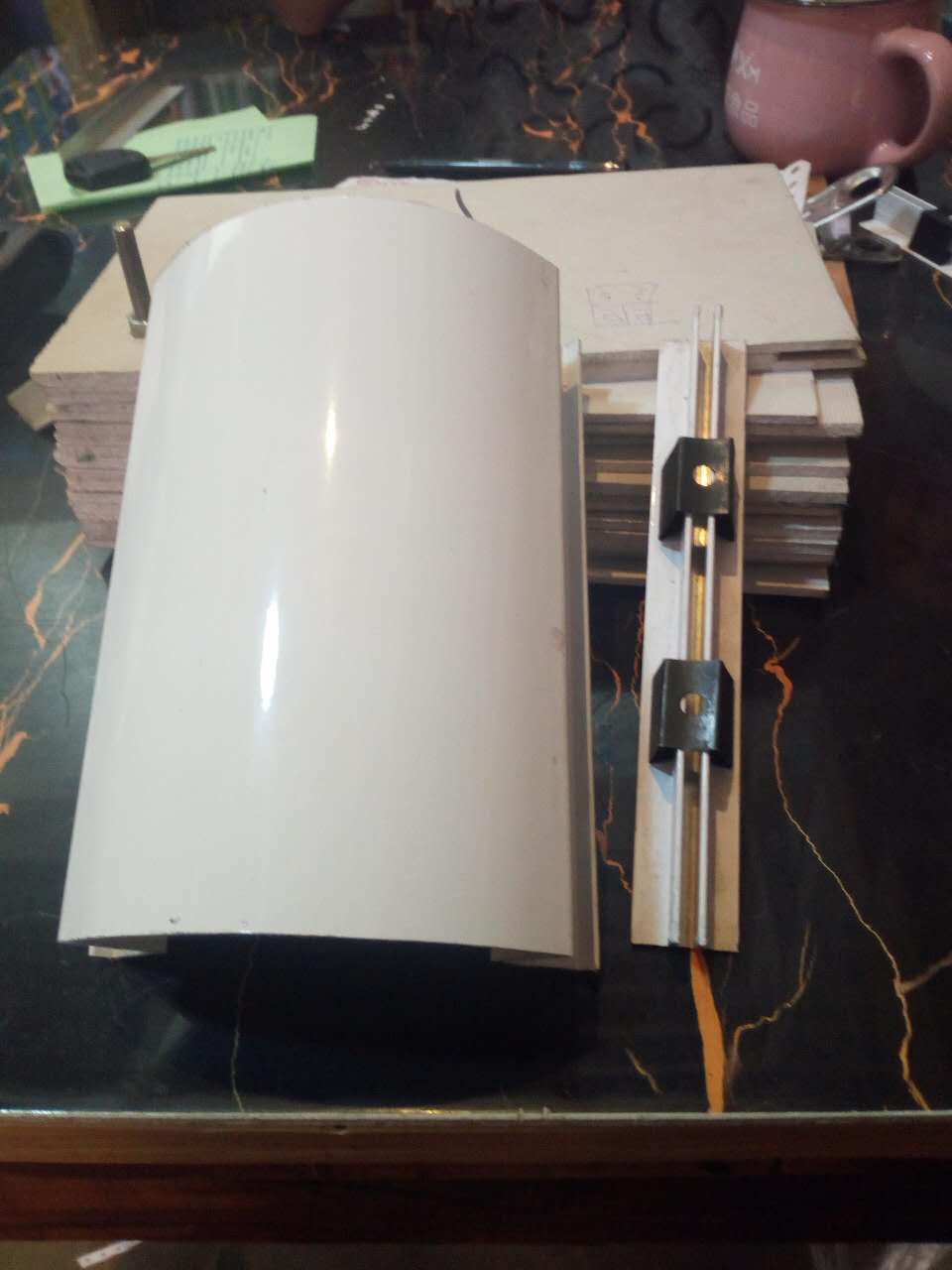加油站鋁包角-加油站圓角材料哪里賣-加油站柱子怎么包-中石油加油站柱子