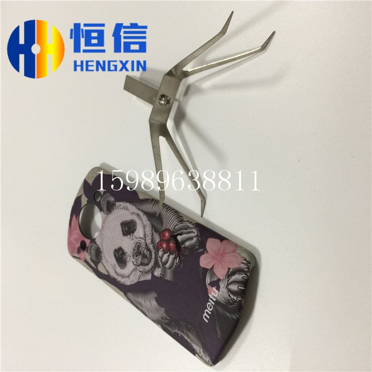 手機(jī)殼噴漆夾具噴油掛具涂裝不銹鋼片治具噴油治具A015 手機(jī)殼噴漆夾具彈片噴油彈片工廠