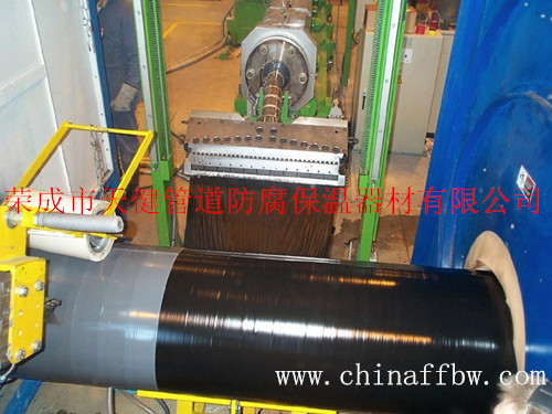 管道內(nèi)環(huán)氧粉末、外三PE防腐設(shè)備