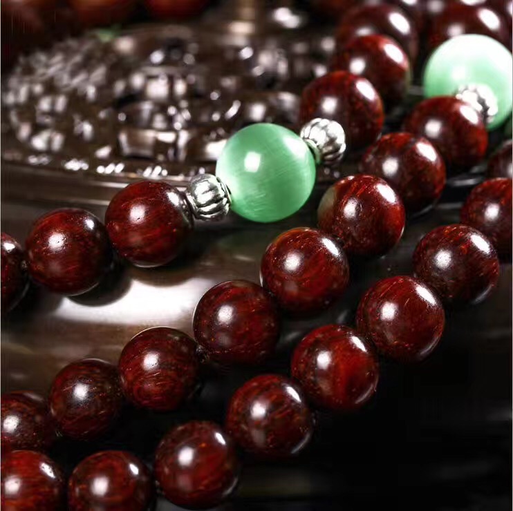 九華山善福6mm*108顆 九華山6mm*108顆小葉紫檀