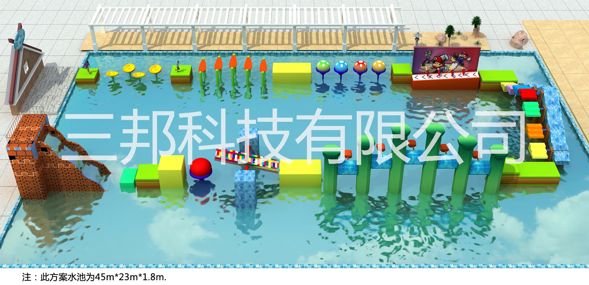 戶外游樂設(shè)備水上沖關(guān)賽道水上娛樂項(xiàng)目的好選擇