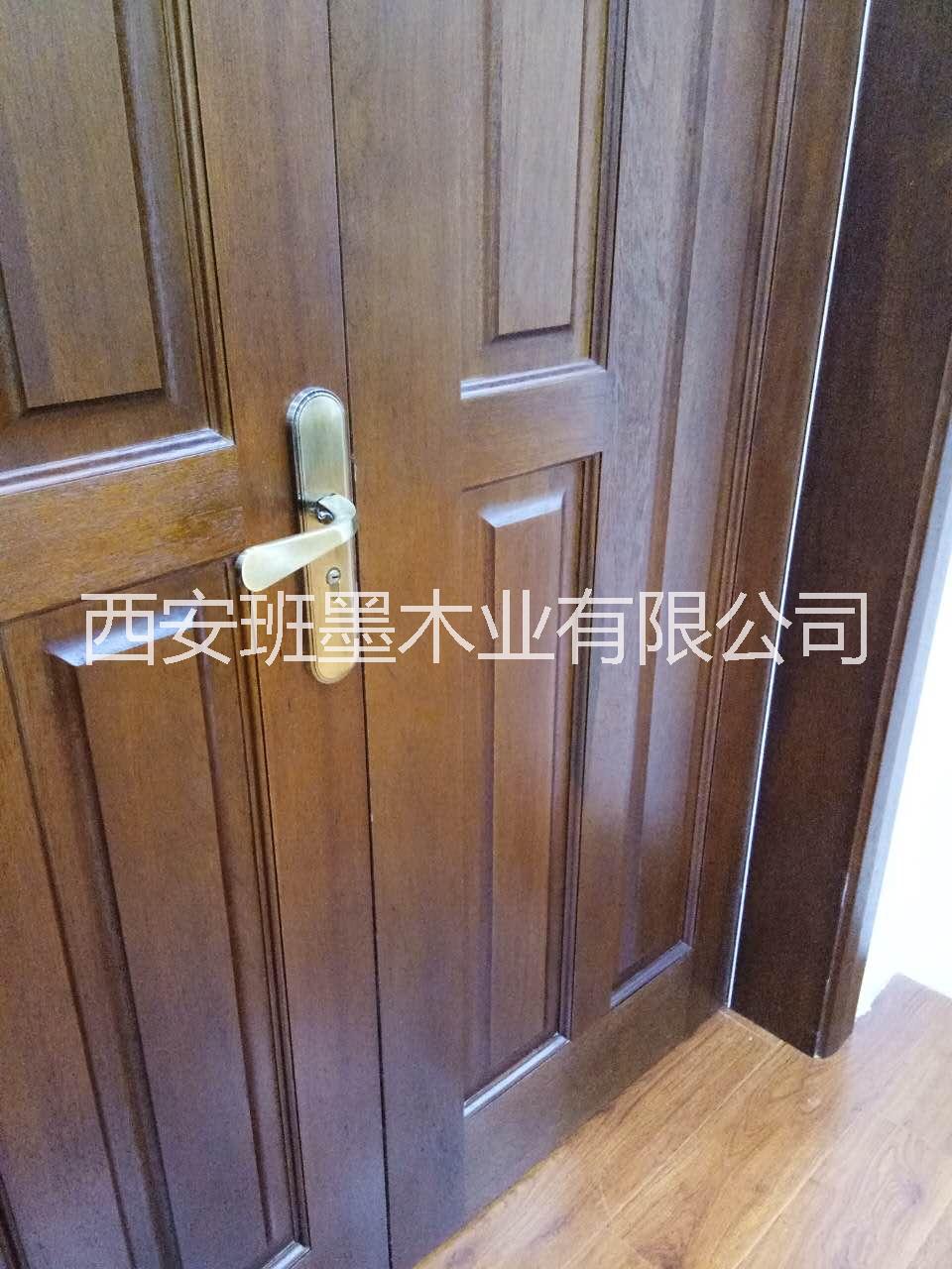 西安實木雙開門，西安原木門