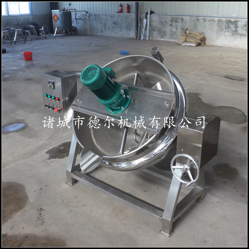商用電加熱可控溫夾層鍋 不銹鋼夾層鍋 餡料自動(dòng)攪拌夾層鍋