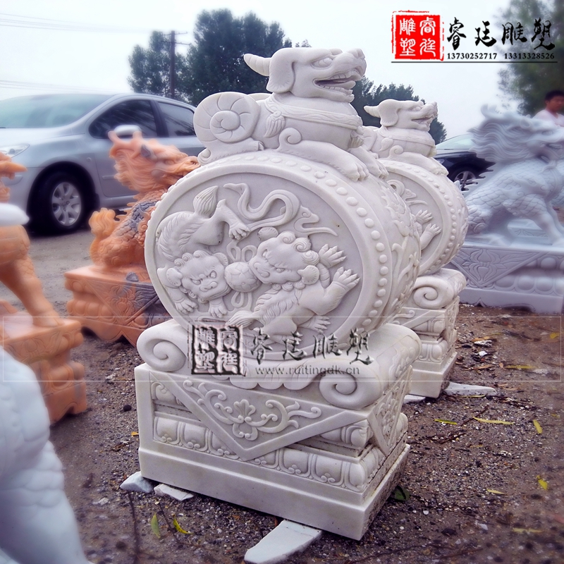 仿古石雕抱鼓定制 仿古石雕抱鼓價(jià)格 仿古石雕抱鼓廠家加工 仿古石雕抱鼓報(bào)價(jià)