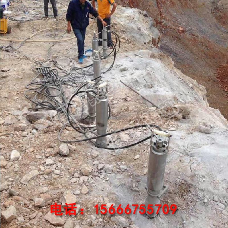 小型液壓巖石劈裂生產(chǎn)廠家 山東恒旺小型液壓巖石劈裂器