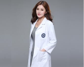 服裝加工廠定制韓版白大褂醫(yī)生服護(hù)士服長(zhǎng)袖美容師美容院工作服