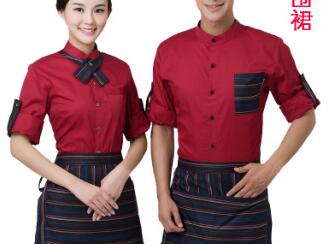 服務(wù)員服裝訂制服務(wù)員服裝定做廠家 服務(wù)員服裝訂制logo 印字