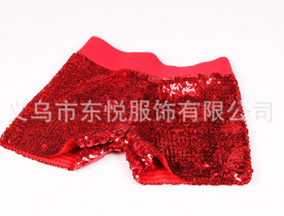 【廠家直銷】供應(yīng)亮片系列性感亮片短褲 休閑褲 舞臺(tái)表演短褲