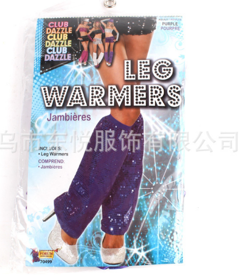 【時尚襪套】供應(yīng)可愛女款亮片襪套 舞臺表演亮片襪套 潮流襪套