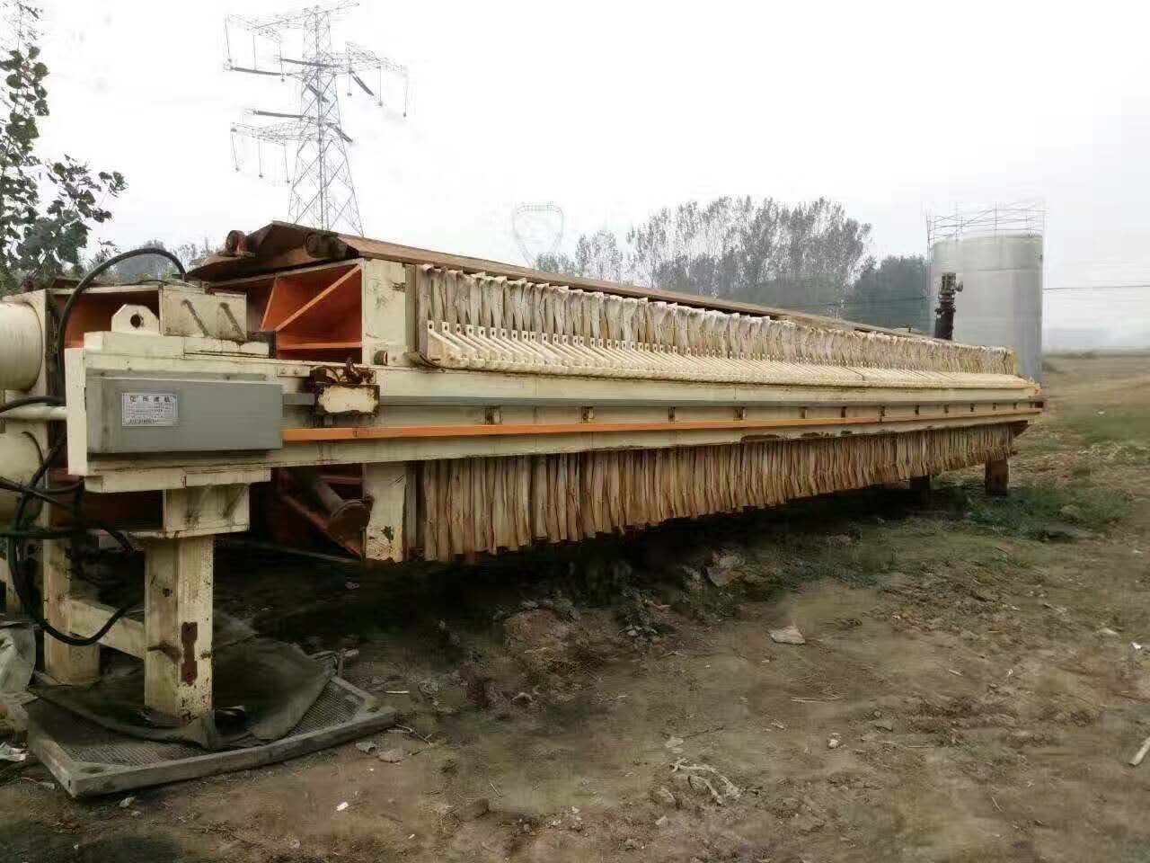 轉(zhuǎn)讓二手壓濾機(jī) 轉(zhuǎn)讓二手200平方500平壓濾機(jī)