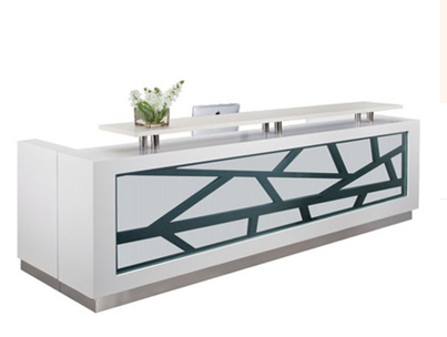 白色烤漆大理石條紋辦公前臺(tái) 辦公前臺(tái)供應(yīng)商 辦公前臺(tái)批發(fā) 辦公前臺(tái)廠家