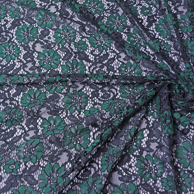 2017新款尼龍棉股多色花朵蕾絲布料 鏤空繡花時(shí)尚女裝蕾絲面料 yc7345