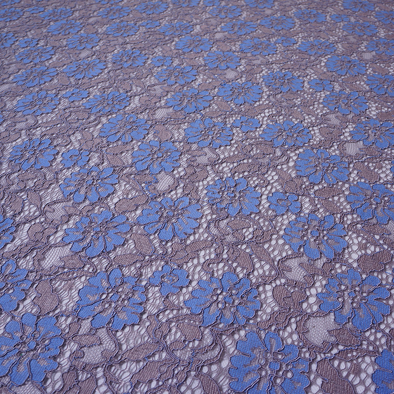2017新款尼龍棉股多色花朵蕾絲布料 鏤空繡花時(shí)尚女裝蕾絲面料 yc7345