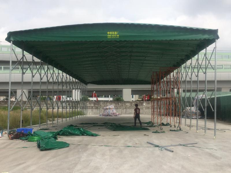 深圳定做大型倉(cāng)庫(kù)折疊雨棚戶外倉(cāng)儲(chǔ)帳篷移動(dòng)伸縮式遮陽(yáng)棚活動(dòng)推拉雨篷