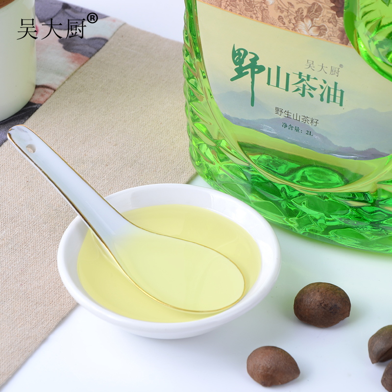 吳大廚山茶油2L野茶籽油食用油孕婦寶寶月子油農(nóng)家純茶油植物油