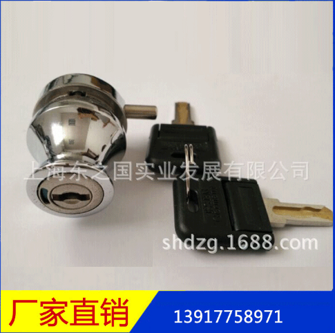 玻璃鎖廠家直銷 辦公家具玻璃鎖價格 波浪齒鎖芯玻璃鎖
