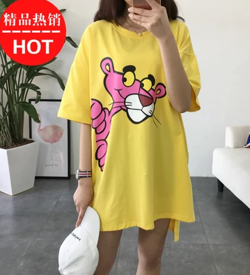 濰坊市寬松純棉T恤短袖銷售   新款大碼女裝