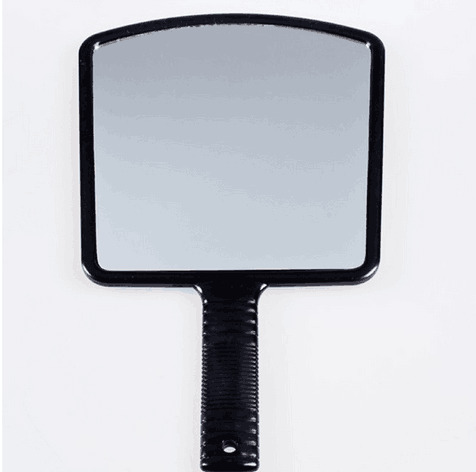 手柄鏡美發(fā)寶手柄鏡定制方形鏡子廠家生產批發(fā)發(fā)廊用手柄鏡