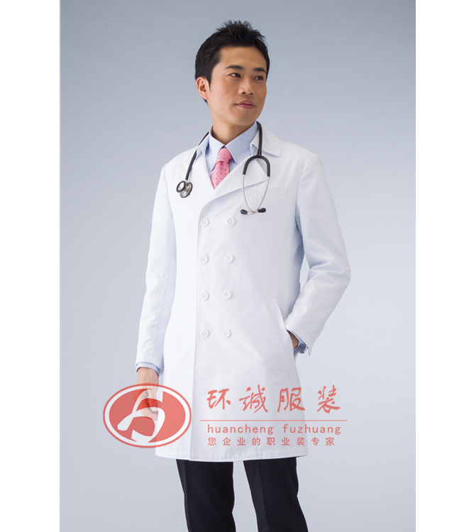 醫(yī)生護(hù)士服定制 定做濟(jì)南白大褂 技師美容服圖片