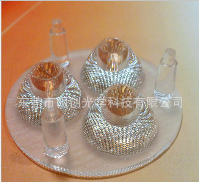 5030珠面工礦燈仿流明透鏡 大功率led連體透鏡 光學(xué)透鏡定做