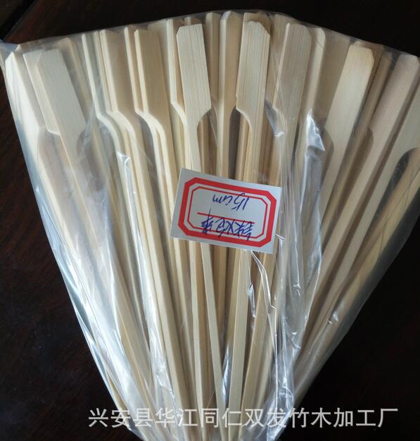 竹制燒烤簽12cm批發(fā)竹制燒烤簽廣西供應(yīng)鐵炮串