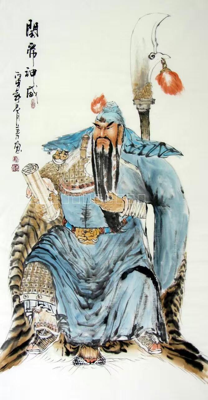 大芬油畫村現(xiàn)代中式酒店會(huì)所客廳臥室別墅樣板房手繪水墨歷史人物國(guó)畫框裝裱裝飾畫廠家批發(fā)