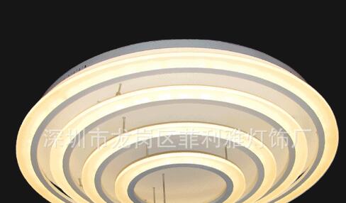 廠家直銷 個性餐廳藝術(shù)燈具LED圓形客廳吸頂燈時尚現(xiàn)代簡約大氣