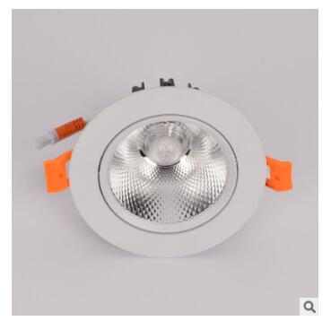 廠家直銷天花燈led可旋轉(zhuǎn)嵌入式圓形天花筒燈 天花燈cob壓鑄成品
