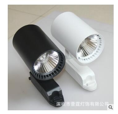 移動(dòng)式led軌道燈外殼服裝店cob射燈商場(chǎng)專賣店lCOB導(dǎo)軌燈LED
