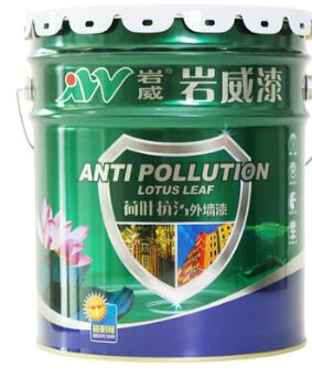 廠家直銷批發(fā)外墻*乳膠漆 巖威建筑工程防水荷葉型彈性外墻漆 巖威漆