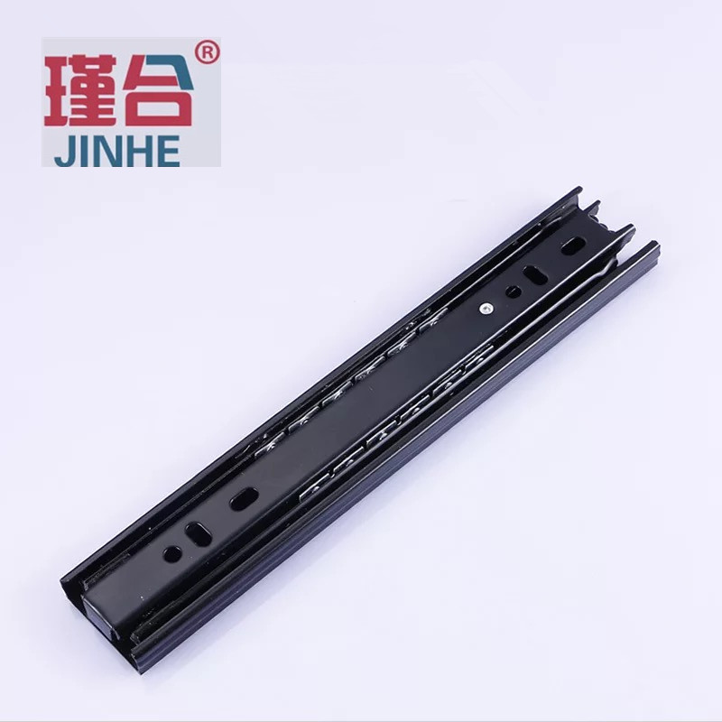 4010抽屜滑軌 靜音鋼珠導(dǎo)軌 三折全拉出滑軌 消聲導(dǎo)軌廠家直銷