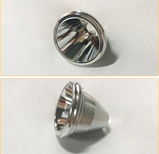 東莞批發(fā) LED反光杯 節(jié)能高亮手電筒單孔燈杯燈罩 單車前燈可訂