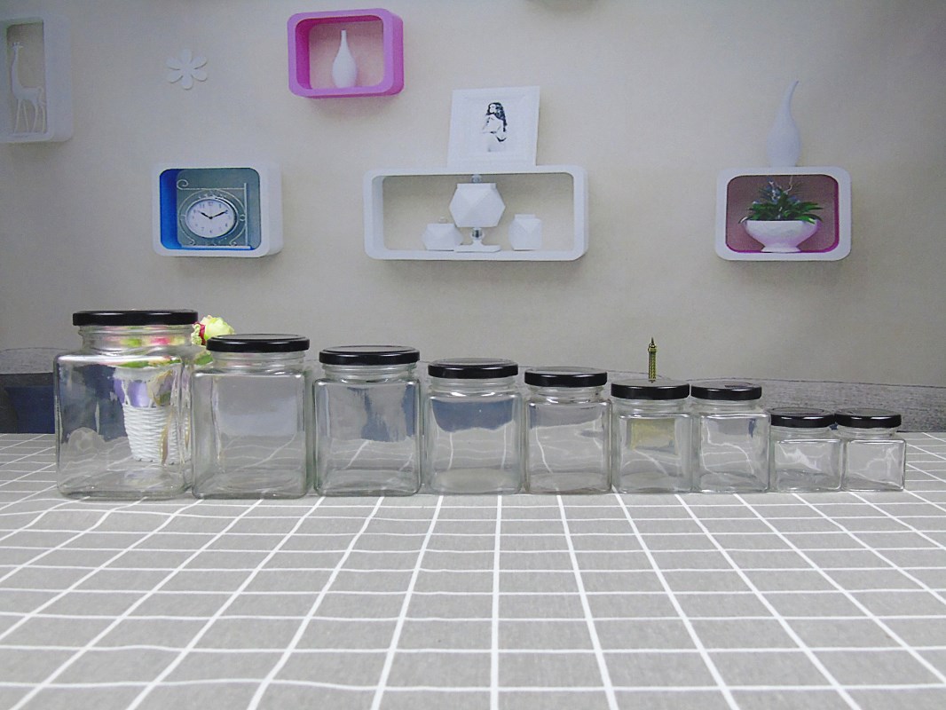 江蘇徐州官宇玻璃制品六棱玻璃瓶  批發(fā)零售六棱玻璃瓶 蜂蜜瓶醬菜