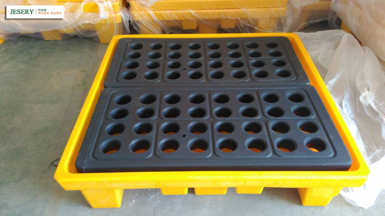 防泄漏托盤廠家/安徽防泄漏托盤/聚乙烯防泄漏托盤/四桶托盤